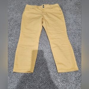 d. jeans Mustard Yellow Trousers Size 14